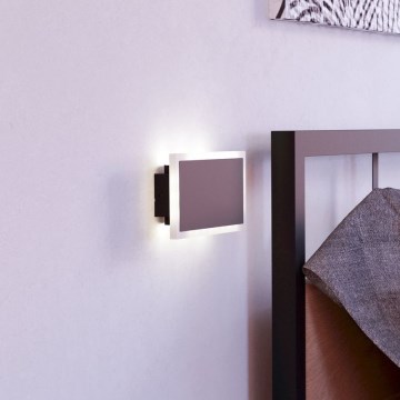 Eglo - LED Kinkiet LED/12W/230V 3000K 12x23 cm czarne