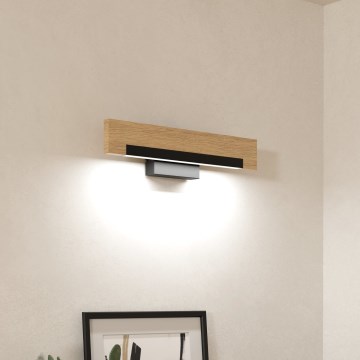 Eglo - LED Kinkiet LED/9,6W/230V 3000K czarny/beżowy
