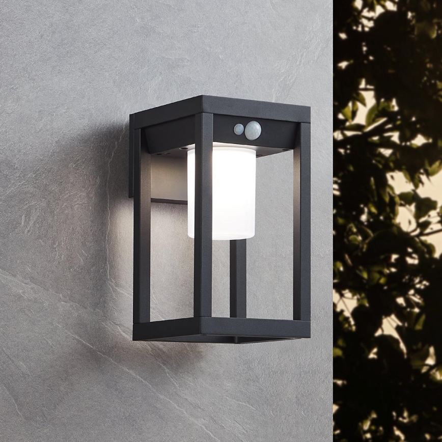 Eglo - LED Kinkiet solarny z czujnikiem LED/3,7W/3,7V 2000 mAh IP44
