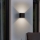Eglo - LED Kinkiet zewnętrzny 2xLED/2,8W/230V IP54 czarny