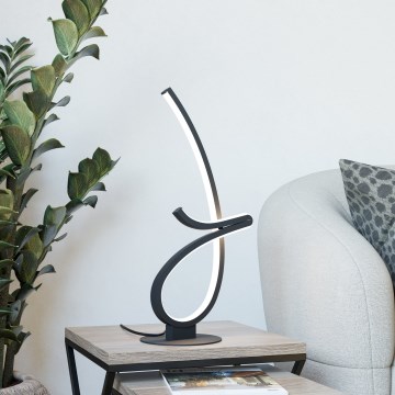 Eglo - LED Lampa biurkowa LED/12W/230V 2700/4000/6500K czarna