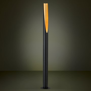 Eglo - LED Lampa podłogowa 1xGU10/4,7W/230V czarny/złoty
