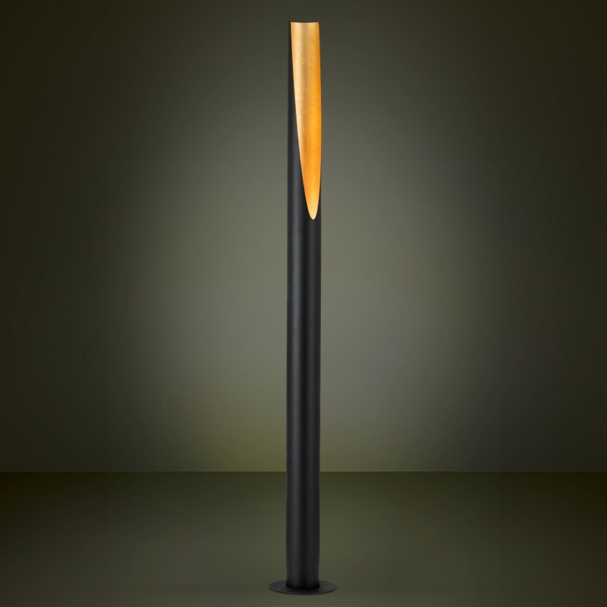 Eglo - LED Lampa podłogowa 1xGU10/4,7W/230V czarny/złoty