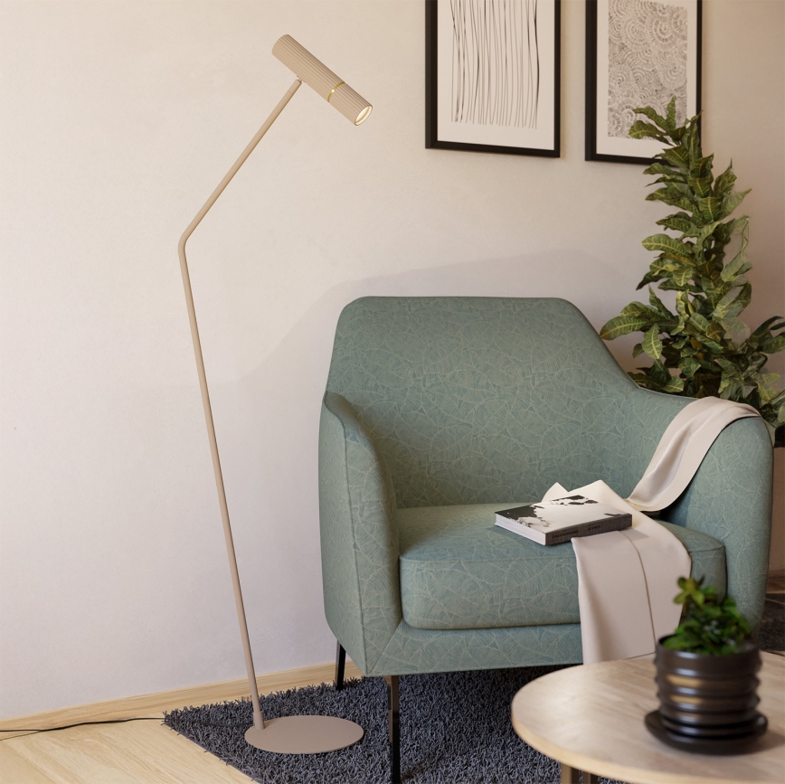 Eglo - LED Lampa podłogowa 1xGU10/5W/230V 3000K beżowe