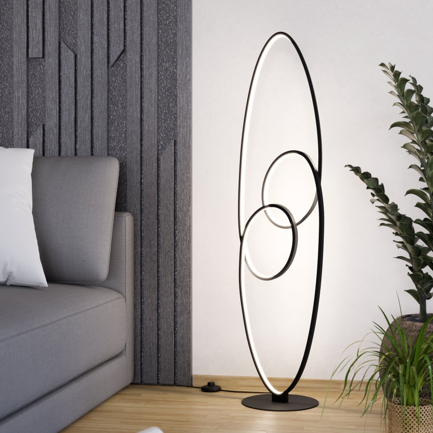 Eglo - LED Lampa podłogowa LED/38W/230V 3000K czarna