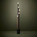 Eglo - LED Lampa podłogowa ściemnialna 5xLED/3,7W/230V 3000K antracyt/złoty