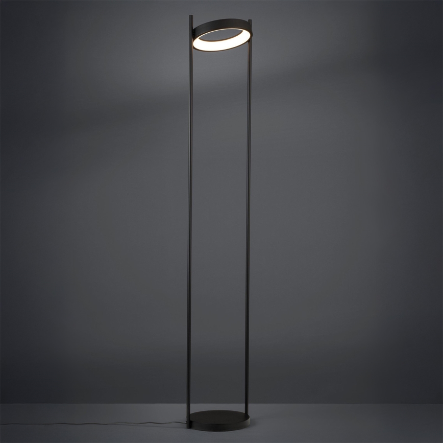Eglo - LED Lampa podłogowa ściemnialna LED/20W/230V 3000K czarna