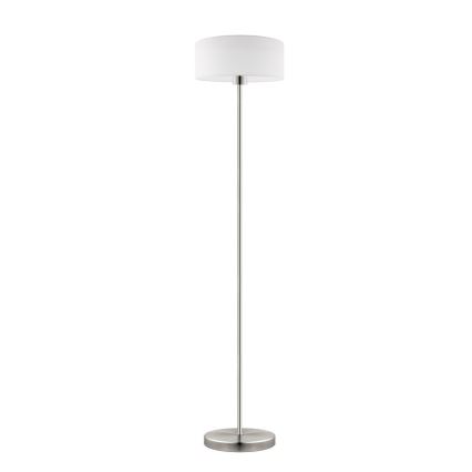 Eglo - LED  Lampa podłogowa TUNJA 1xE27/60W/230V matowy chrom/biała