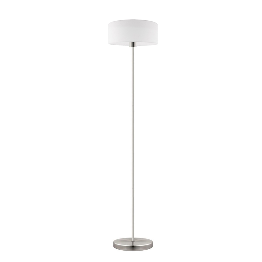 Eglo - LED  Lampa podłogowa TUNJA 1xE27/60W/230V matowy chrom/biała