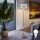 Eglo - LED  Lampa podłogowa TUNJA 1xE27/60W/230V matowy chrom/biała
