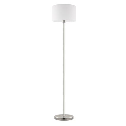 Eglo - LED  Lampa podłogowa TUNJA 1xE27/60W/230V matowy chrom/biała