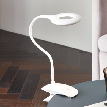 Eglo - LED Lampa ściemnialna z klipsem 1xLED/3W/230V 500mAh biały