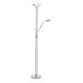 Eglo - LED Lampa stojąca ściemnialna LED/20W + LED/2,5W matowy chrom