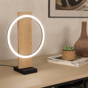 Eglo - LED Lampa stołowa LED/12W/230V 3000K beżowy/czarny