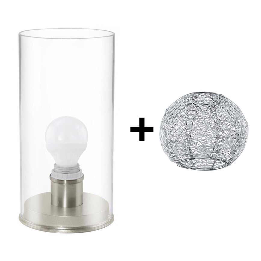 Eglo - LED Lampa stołowa MY CHOICE 1xE14/4W/230V matowy chrom