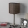 Eglo - LED Lampa stołowa TUNJA 1xE27/60W/230V 26,5 cm matowy chrom/brązowa