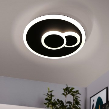 Eglo - LED Lampa sufitowa LED/7,8W/230V śr. 20 cm czarna