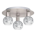Eglo - LED Lampa sufitowa MY CHOICE 3xE14/4W/230V matowy chrom/biały/czarny