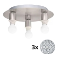 Eglo - LED Lampa sufitowa MY CHOICE 3xE14/4W/230V matowy chrom