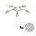 Eglo - LED Lampa sufitowa MY CHOICE 5xE14/4W/230V matowy chrom