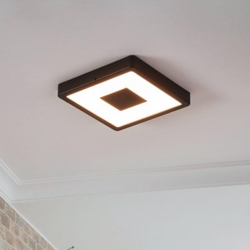 Eglo - LED Lampa sufitowa zewnętrzna LED/17W/230V IP44 czarna