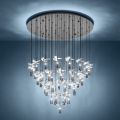 Eglo - LED lampa wisząca na lince 43xLED/2,1W/230V 2200/3000/4000K błyszczący chrom