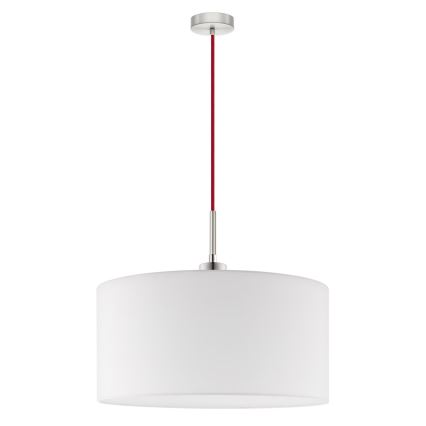 Eglo - LED Lampa wisząca na lince TUNJA 1xE27/60W/230V biała