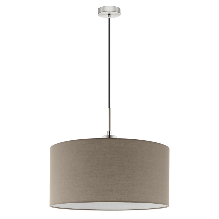 Eglo - LED lampa wisząca na lince TUNJA 1xE27/60W/230V taupe