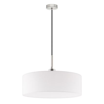 Eglo - Lampa wisząca LED na linkę TUNJA 1xE27/60W/230V biała