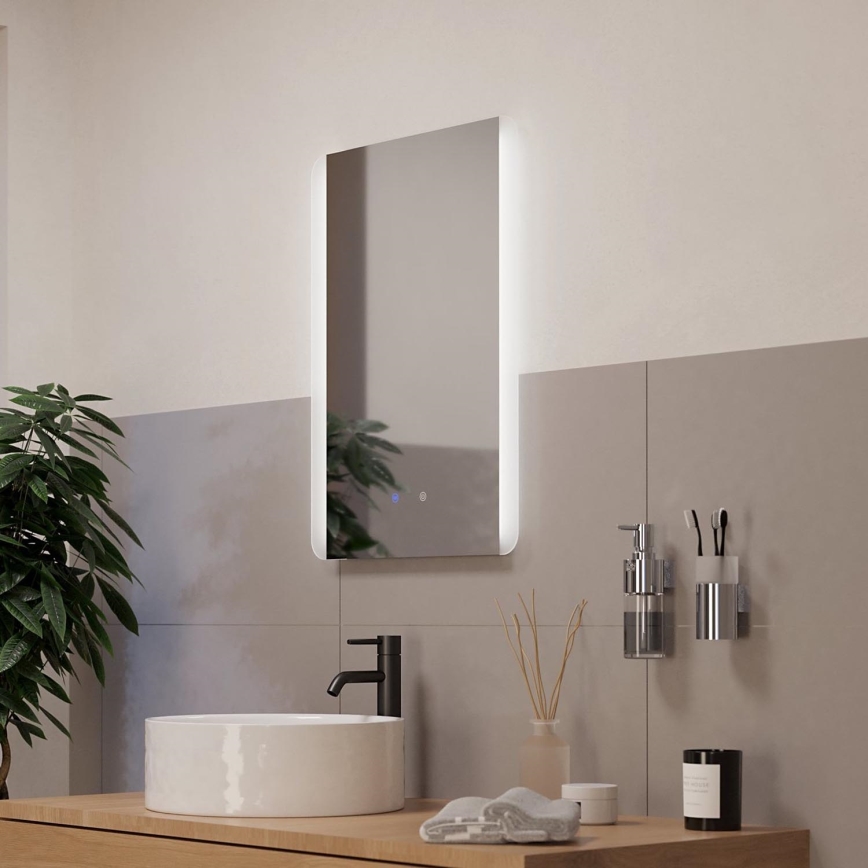 Eglo - LED Łazienkowe podgrzewane naścienne lustro z podświeceniem LED/28W/230V IP44