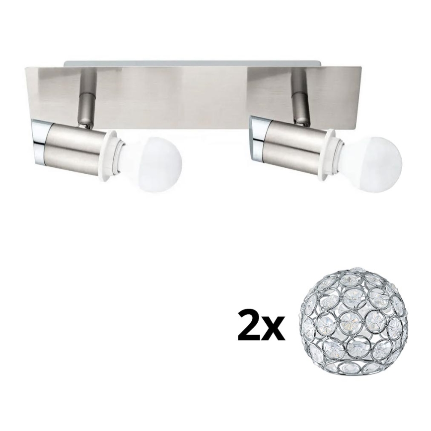 Eglo - LED Oświetlenie punktowe MY CHOICE 2xE14/4W/230V matowy chrom