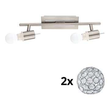 Eglo - LED Oświetlenie punktowe MY CHOICE 2xE14/4W/230V matowy chrom