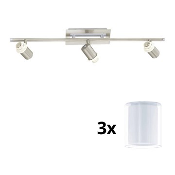 Eglo - LED Oświetlenie punktowe MY CHOICE 3xE14/40W/230V matowy chrom/biały