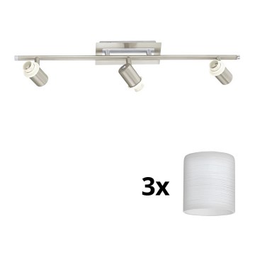 Eglo - LED Oświetlenie punktowe MY CHOICE 3xE14/40W/230V matowy chrom/biały