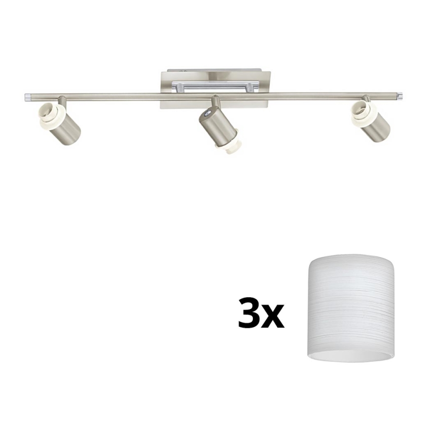 Eglo - LED Oświetlenie punktowe MY CHOICE 3xE14/40W/230V matowy chrom/biały