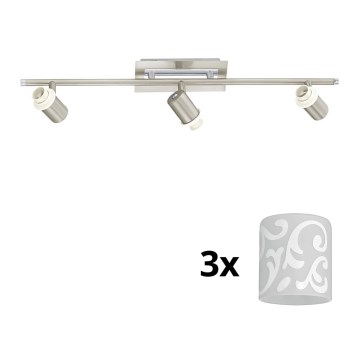 Eglo - LED Oświetlenie punktowe MY CHOICE 3xE14/40W/230V matowy chrom/biały