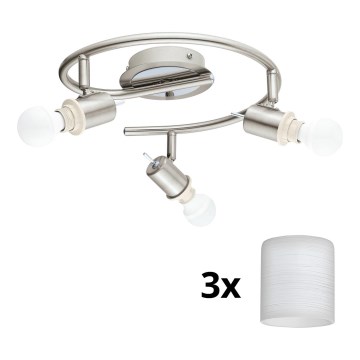 Eglo - LED Oświetlenie punktowe MY CHOICE 3xE14/4W/230V matowy chrom/biały