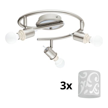 Eglo - LED Oświetlenie punktowe MY CHOICE 3xE14/4W/230V matowy chrom/biały