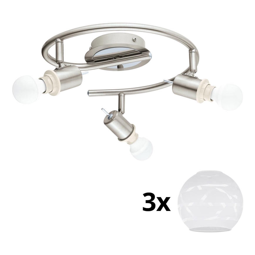 Eglo - LED Oświetlenie punktowe MY CHOICE 3xE14/4W/230V matowy chrom/biały