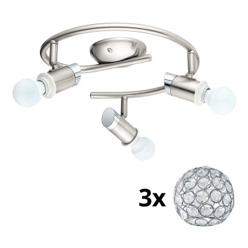 Eglo - LED Oświetlenie punktowe MY CHOICE 3xE14/4W/230V  matowy chrom