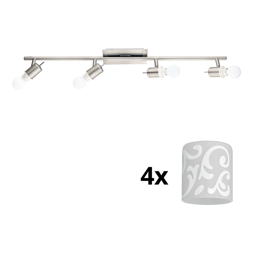 Eglo - LED Oświetlenie punktowe MY CHOICE 4xE14/4W/230V matowy chrom/biały