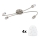 Eglo - LED Oświetlenie punktowe MY CHOICE 4xE14/4W/230V matowy chrom/biały