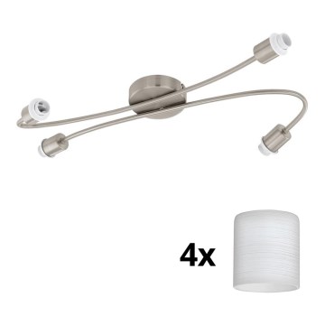 Eglo - LED Oświetlenie punktowe MY CHOICE 4xE14/4W/230V matowy chrom/biały