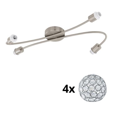 Eglo - LED Oświetlenie punktowe MY CHOICE 4xE14/4W/230V matowy chrom