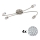 Eglo - LED Oświetlenie punktowe MY CHOICE 4xE14/4W/230V matowy chrom