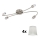 Eglo - LED Oświetlenie punktowe MY CHOICE 4xE14/4W/230V matowy chrom/kremowy