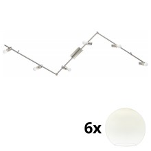 Eglo - LED Oświetlenie punktowe MY CHOICE 6xE14/4W/230V chrom/białe
