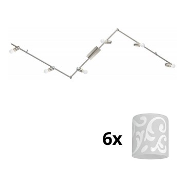 Eglo - LED Oświetlenie punktowe MY CHOICE 6xE14/4W/230V matowy chrom/biały