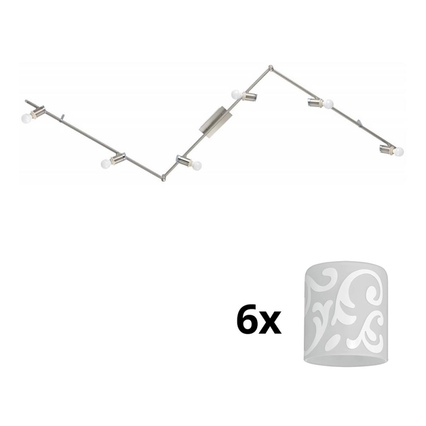 Eglo - LED Oświetlenie punktowe MY CHOICE 6xE14/4W/230V matowy chrom/biały