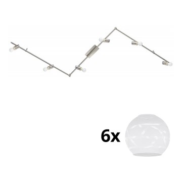 Eglo - LED Oświetlenie punktowe MY CHOICE 6xE14/4W/230V matowy chrom/biały